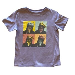 Cotton On (The Notorious B.I.G.) Purple Girls Size 6 T-SHIRT. Great Condition!